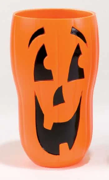 Halloween Trinkbecher Kürbis Orange 3 Halloween Trinkbecher Kürbis Orange