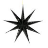 9-zackiger Deko Stern 30cm -Halloween Dekorations Geschäft 9 zackiger gothic deko stern 30cm halloween und gothic deko fuer weihnachten 9 pointed gothic decor star 54114