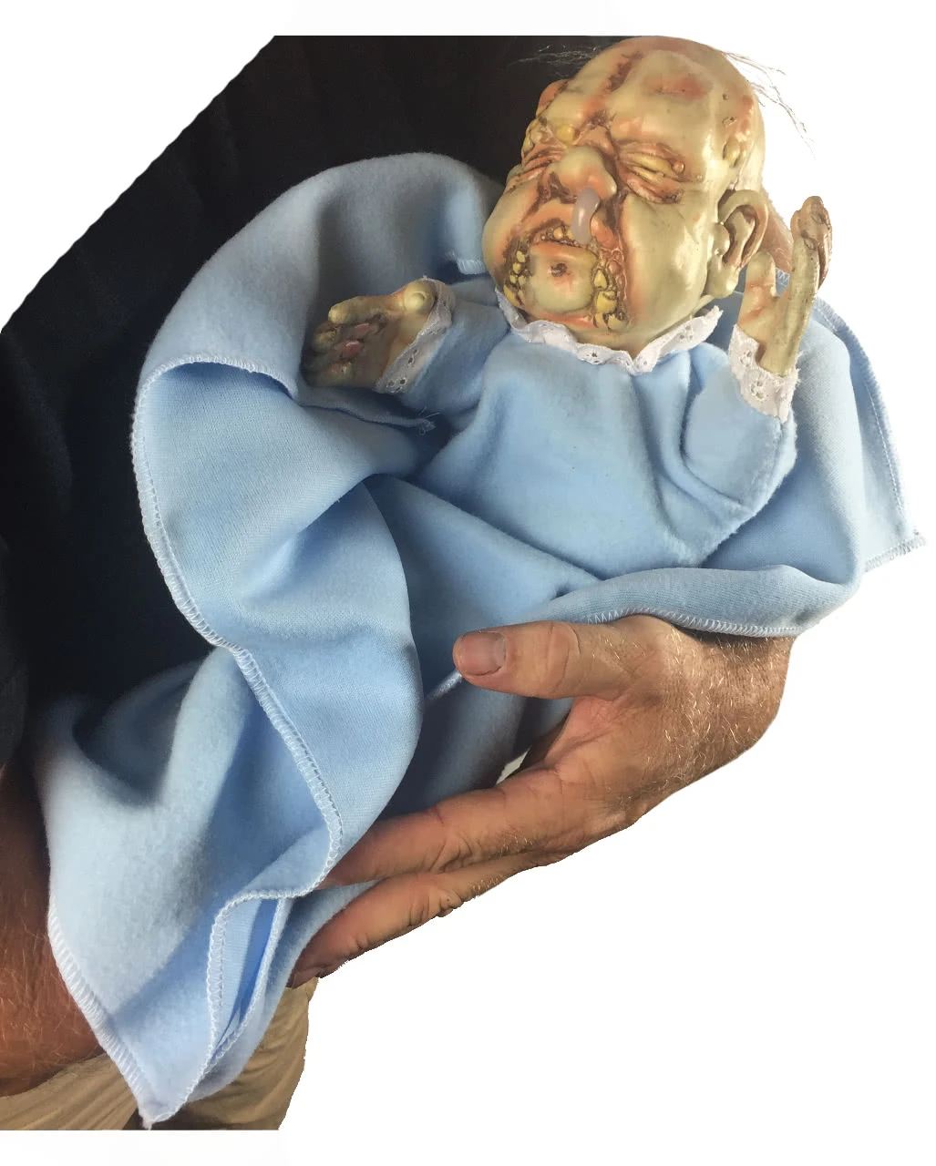 Zombie Baby Handpuppe 4 Zombie Baby Handpuppe – Bild 2