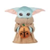 Grogu Kürbis Halloween Greeter -Halloween Dekorations Geschäft baby yoda grogu halloween kuerbis greeter grogu pumpkin greeter halloween und horror deko 53545
