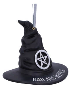 Bad Ass Witch Hängedeko Ornament 9cm -Halloween Dekorations Geschäft bad ass witch haenge ornament bad ass witch hanging ornament hexendeko 53382 04