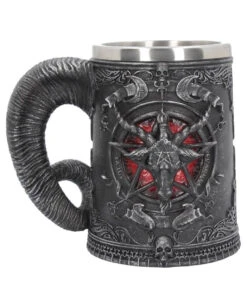 Baphomet Bierseidel 10 Baphomet Bierseidel -Halloween Dekorations Geschäft baphomet bierkrug baphomet bierstein baphomet tankard 39217 03