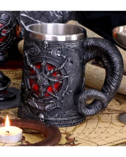 Baphomet Bierseidel 13 Baphomet Bierseidel -Halloween Dekorations Geschäft baphomet bierkrug baphomet bierstein baphomet tankard 39217 06