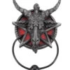 Baphomet Türklopfer -Halloween Dekorations Geschäft baphomet tuerklopfer baphomet door knocker gothic deko 39218 01