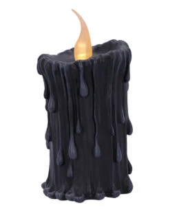 Schwarze Magie LED Kerze 19cm 9 Schwarze Magie LED Kerze 19cm -Halloween Dekorations Geschäft black magic led kerze black magic led candle halloween deko gothic deko 54011 02