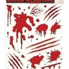 Blutspritzer Fenster Sticker -Halloween Dekorations Geschäft blutige fenster sticker bloody window sticker 39441 01
