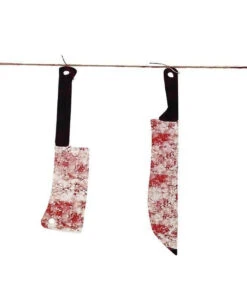 Blutige Werkzeug Girlande 5 Blutige Werkzeug Girlande -Halloween Dekorations Geschäft blutige werkzeug girlande halloween messer girlande blutige halloween deko 16497 2