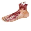 Blutiger Fuß Eines Zombies -Halloween Dekorations Geschäft blutiger zombie fuss leichenteil aus vinyl als halloween deko fuer horrorfans 25287