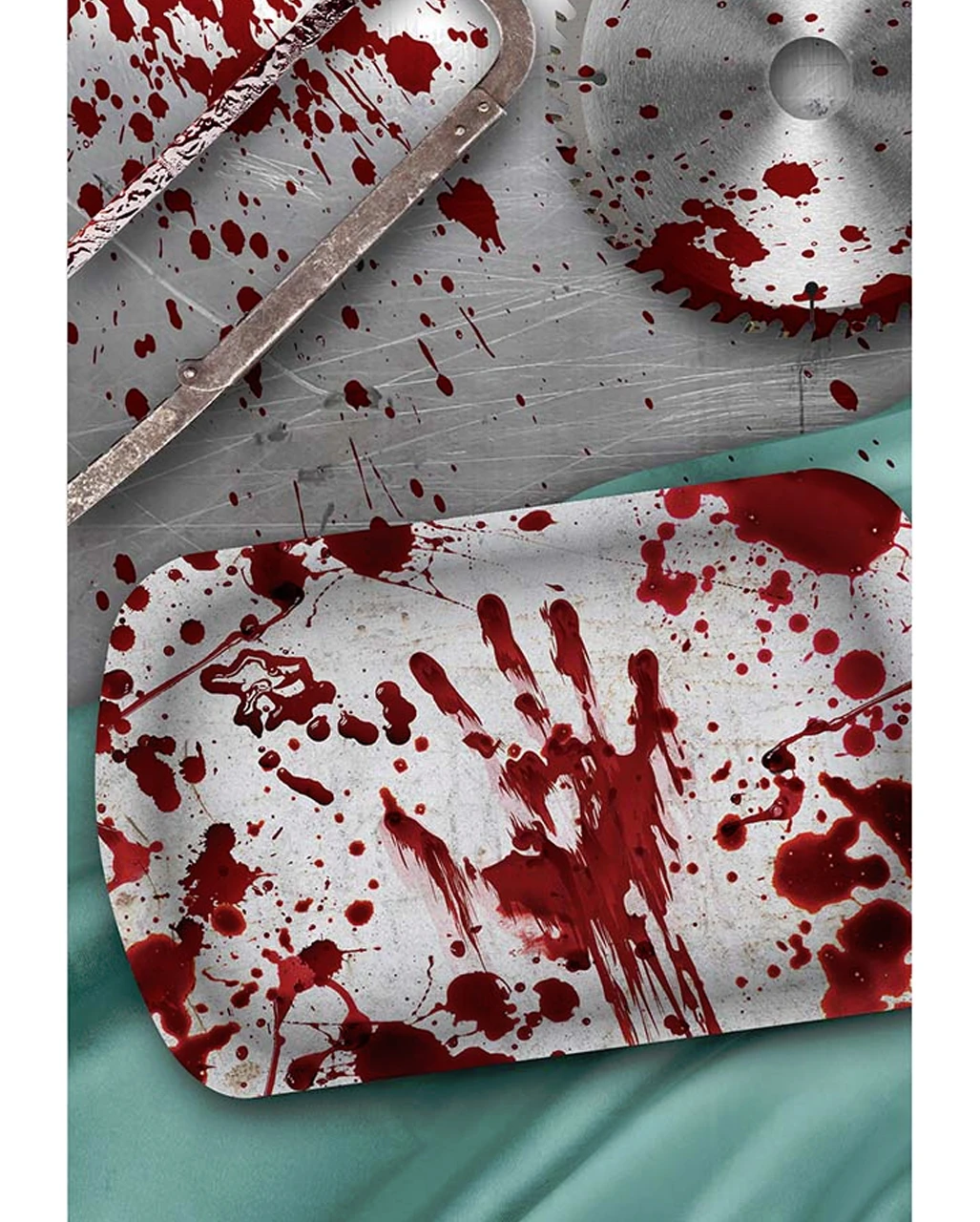 Party Tablett Halloween Blutbad 4 Party Tablett Halloween Blutbad – Bild 2