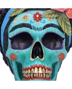 Calavera De Azucar Totenschädel 19cm -Halloween Dekorations Geschäft calavera de azucar totenkopf calavera de azucar skull dia de los muertos figur 54563 07