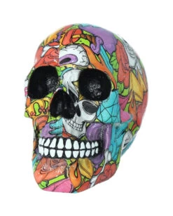 Calypso Pop Art Totenkopf 9 Calypso Pop Art Totenkopf -Halloween Dekorations Geschäft calypso pop art totenschaedel calypso pop art totenkopf calypso pop art skull 50728 02