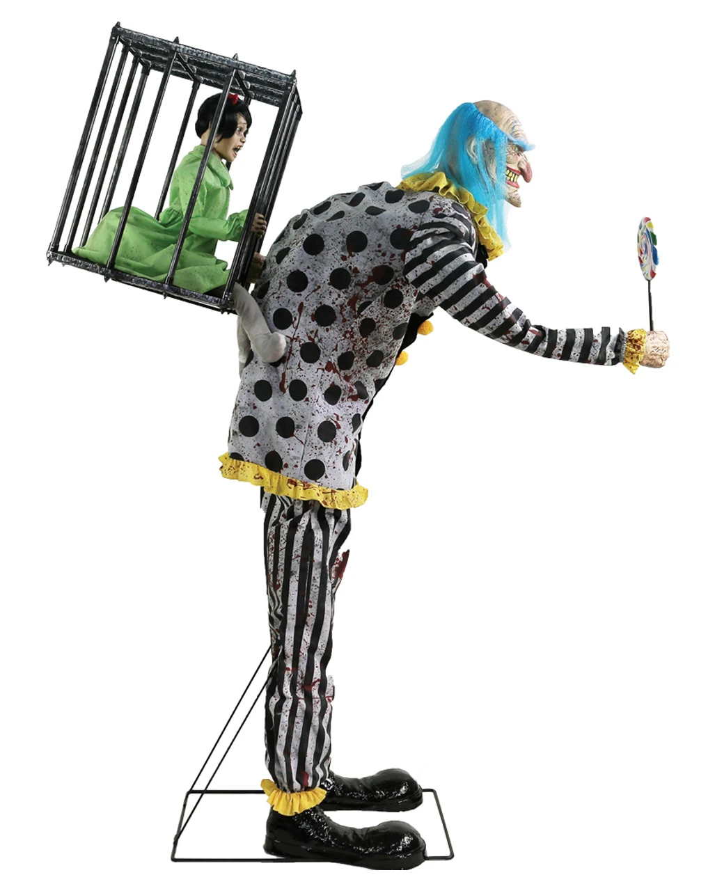 Happy Candy Clown Halloween Animatronic 5 Happy Candy Clown Halloween Animatronic – Bild 3