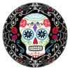Sugar Skull Pappteller 10 St. -Halloween Dekorations Geschäft dia de los muertos pappteller sugar skull pappteller day of the dead plates 28458