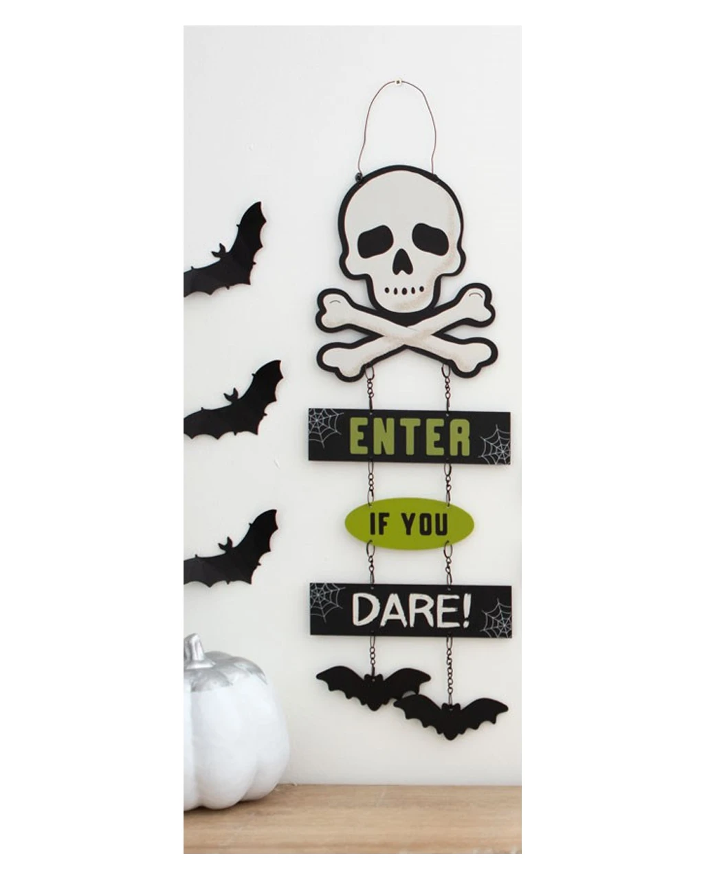 Enter If You Dare Halloween Hängeschild 30cm 5 Enter If You Dare Halloween Hängeschild 30cm – Bild 3