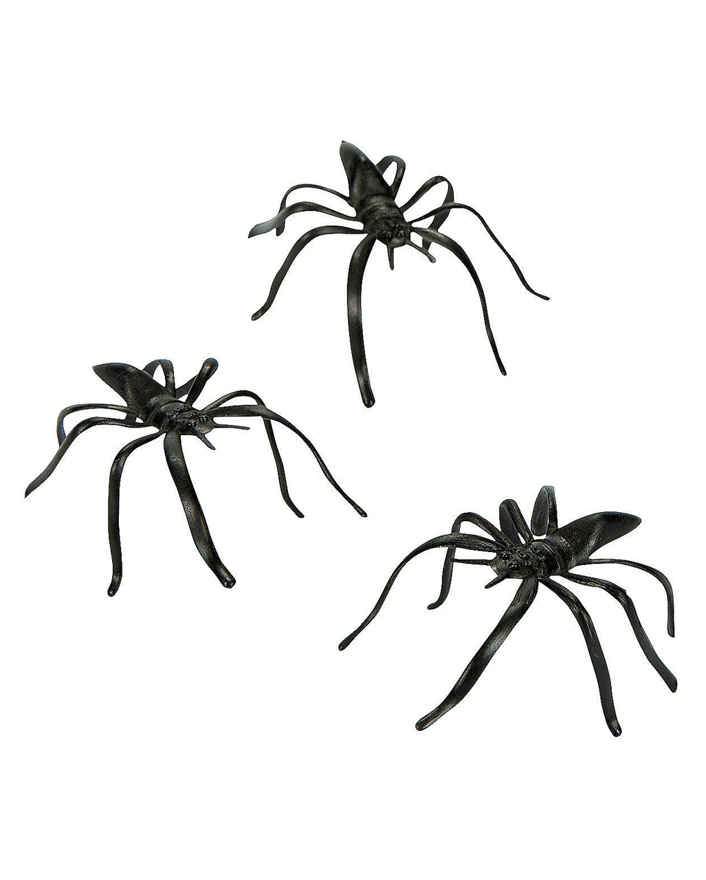 144 Schwarze Halloween Spinnen 4 144 Schwarze Halloween Spinnen – Bild 2