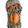 Flammeneffekt Moder Totenschädel Deko -Halloween Dekorations Geschäft flammeneffekt horror totenschaedel deko halloween und horror deko halloween skull animated prop 53548
