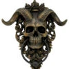 Diabolus Türklopfer Mit Hörner -Halloween Dekorations Geschäft gehoernter diabolus tuerklopfer diabolus door knocker 39531 01