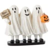3 Niedliche Happy Halloween Geister 20x16 Cm -Halloween Dekorations Geschäft geister trio happy halloween ghost trio happy halloween niedliche geister figuren halloween deko 53797