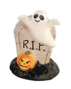 Halloween Grabsteine Salz & Pfefferstreuer -Halloween Dekorations Geschäft geisterfriedhof salz und pfefferstreuer halloween geschenke spooky halloween homeware und wohnungsdeko ghost salt and pepper set 54644 2