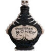 Antike Giftflasche "Gemahlene Knochen" -Halloween Dekorations Geschäft gothic giftflasche gemahlene knochen gothic poison bottle powdered bones halloween tischdeko 51410.05