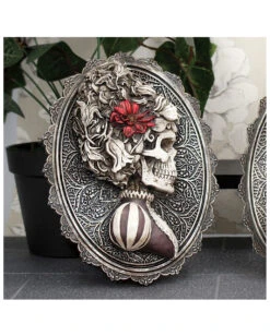 Gothic Skelett Dame Day Of The Dead Wand- & Standbild 12 Gothic Skelett Dame Day Of The Dead Wand- & Standbild -Halloween Dekorations Geschäft gothic skelett dame day of the dead wandbild gothic skeleton wall plaque stilvolle gothic deko 39301 2