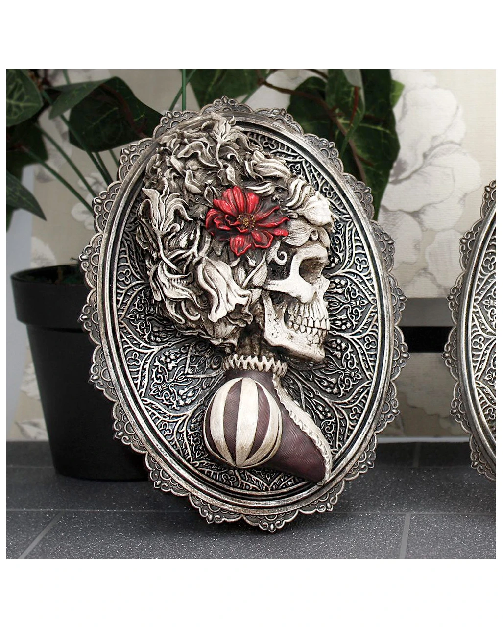 Gothic Skelett Dame Day Of The Dead Wand- & Standbild 7 Gothic Skelett Dame Day Of The Dead Wand- & Standbild – Bild 5