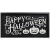 „Happy Halloween“ Wandbild Mit Gravur 41cm -Halloween Dekorations Geschäft graviertes happy halloween holzschild 41cm wood happy halloween engraved wall sign 54244