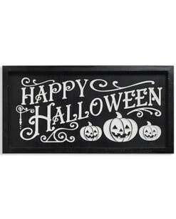 „Happy Halloween“ Wandbild Mit Gravur 41cm