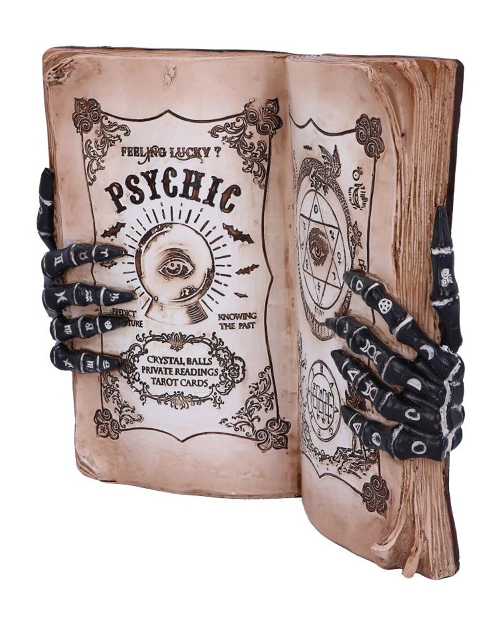 Hellseher Zauberbuch Deko 25,8cm 4 Hellseher Zauberbuch Deko 25,8cm – Bild 2