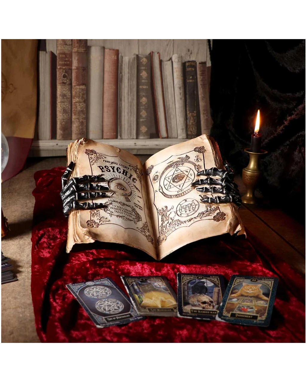 Hellseher Zauberbuch Deko 25,8cm 9 Hellseher Zauberbuch Deko 25,8cm – Bild 7