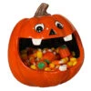 Süßigkeiten Schale Lachender Halloween Kürbis -Halloween Dekorations Geschäft grinsender halloween kuerbis suessigkeiten schale laughing halloween pumpkin candy bowl trick or treat schuessel 54649