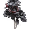 Schwarze Witwe Brautstrauß Mit Schwarzen & Roten Rosen 1 Schwarze Witwe Brautstrauß Mit Schwarzen & Roten Rosen -Halloween Dekorations Geschäft halloween brautstrauss mit schwarzen und roten rosen black widow bouquet with red and black roses 38618 01