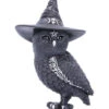 Walpurgisnacht Eule Mit Hexenhut 13,5cm -Halloween Dekorations Geschäft halloween eule mit hexenhut walpurgisnacht eule mit hexenhut halloween owl with witch hat 50745 01
