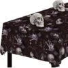Tischdecke Halloween Friedhof -Halloween Dekorations Geschäft halloween friedhof tischdecke halloween graveyard tablecloth totenkopf tischdecke leichenteile halloween deko 53181