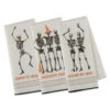 Creepy Skelette Halloween Geschirrtuch 2 Creepy Skelette Halloween Geschirrtuch -Halloween Dekorations Geschäft halloween geschirrtuch party skelette halloween deko und halloween homeware halloween skeleton dishtowel 54130