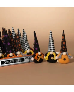 Halloween Gnom Zum Aufhängen 16,5cm 5 Halloween Gnom Zum Aufhängen 16,5cm -Halloween Dekorations Geschäft halloween haenge gnom halloween hanging gnome kinderfreundliche halloween deko 54236 2