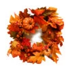 Halloween Herbstblätterkranz Mit Beeren & Kürbissen 40cm -Halloween Dekorations Geschäft halloween herbstkranz mit herbstblaetter kuerbisse und beeren halloween autum wreath with pumpkin and berries 53695 01