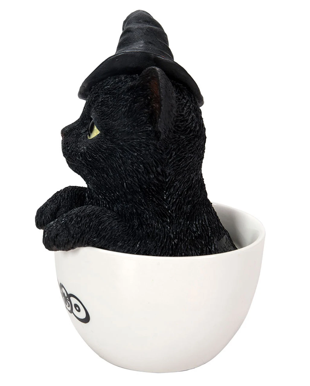 Halloween Katze In Teetasse 16cm 4 Halloween Katze In Teetasse 16cm – Bild 2