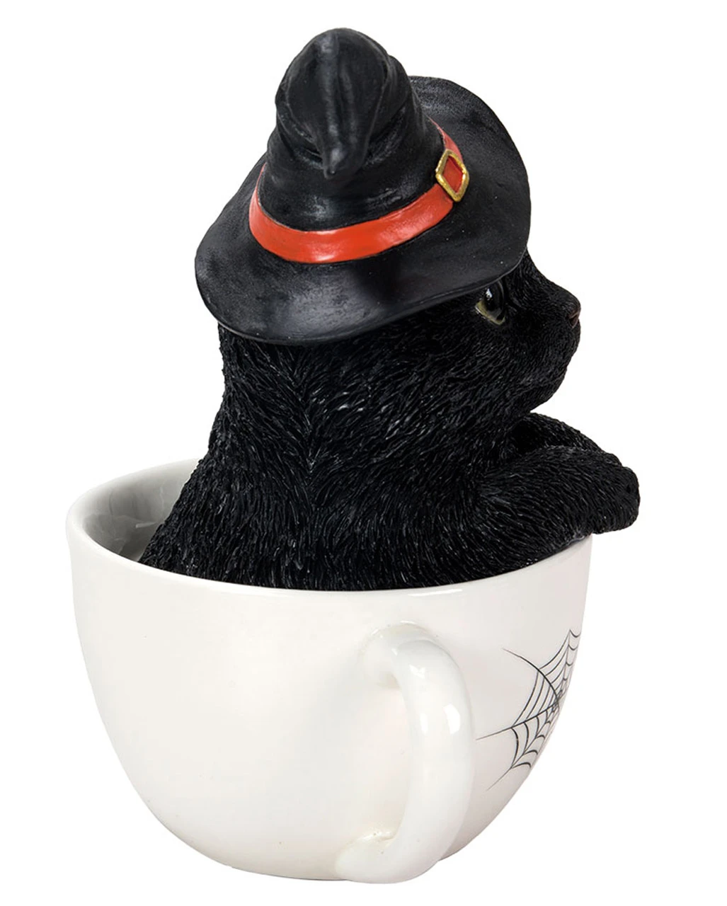 Halloween Katze In Teetasse 16cm 6 Halloween Katze In Teetasse 16cm – Bild 4