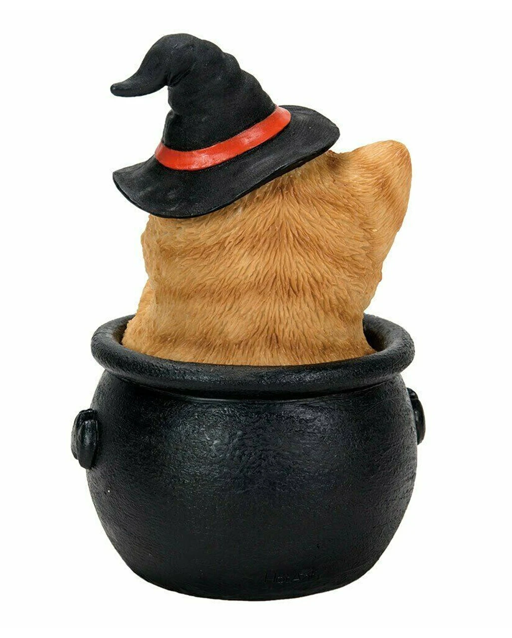 Halloween Katze Im Hexenkessel 15cm 4 Halloween Katze Im Hexenkessel 15cm – Bild 2