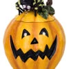 Keramik Keksdose Halloween Kürbis 24cm -Halloween Dekorations Geschäft halloween kuerbis keramik keksdose jack o lantern ceramic cookie jar halloween homeware und wohnaccessoires 54634