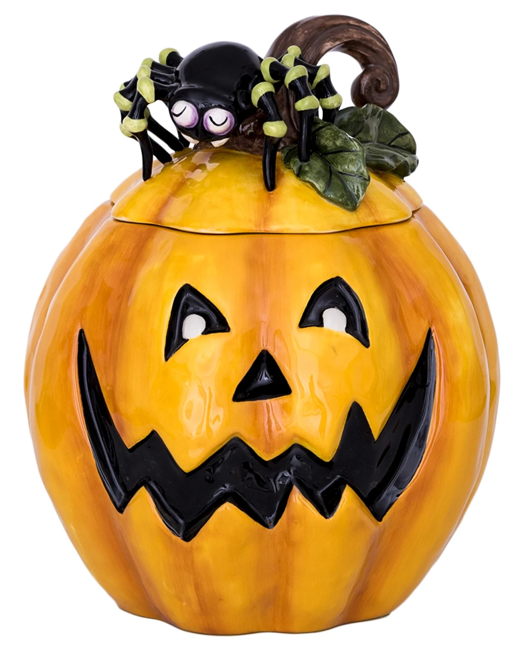 Keramik Keksdose Halloween Kürbis 24cm 3 Keramik Keksdose Halloween Kürbis 24cm