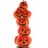 Jack O Lantern Kürbis Kerze 19 Cm -Halloween Dekorations Geschäft halloween kuerbis kerze jack o lantern kuerbis kerze halloween pumpkin pillar candle 39314 01