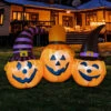Aufblasbares Leuchtendes Halloween Trio 120 Cm 2 Aufblasbares Leuchtendes Halloween Trio 120 Cm -Halloween Dekorations Geschäft halloween kuerbis trio mit hexenhut deko aufblasbar 120cm halloween aufblas deko halloween pumpkin trio inflatable 53747