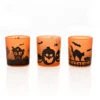 Halloween Motiv Teelichtgläser Als 3er-Set -Halloween Dekorations Geschäft halloween motiv teelichthalter aus glas 3er set halloween votive tealight holders halloween tischdekoration 53282 01