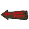 Halloween Party Hinweisschild 50cm 1 Halloween Party Hinweisschild 50cm -Halloween Dekorations Geschäft halloween party wegweiser halloween party hinweisschild haloween party signpost 52833 01
