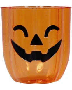 Halloween Kürbis Becher -Halloween Dekorations Geschäft halloween pumpkin kunststoff becher halloween pumpkin plastic mug halloween kuerbis tischdeko 53237 4jpg