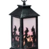 Halloween Laterne Mit Hexen Als Schatten Motiv -Halloween Dekorations Geschäft halloween schattenspiel laterne hexen motiv halloween shadow lantern witch halloween deko 52879