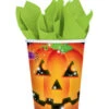 Pappbecher Mit Kürbis Motiv 1 Pappbecher Mit Kürbis Motiv -Halloween Dekorations Geschäft halloween kuerbis pappbecher partybecher mit jack o lantern motiv 24590
