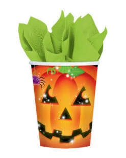 Pappbecher Mit Kürbis Motiv